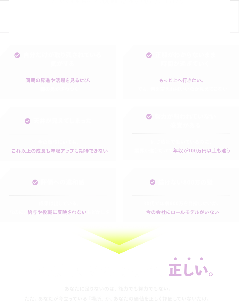 こんな風に感じていませんか?