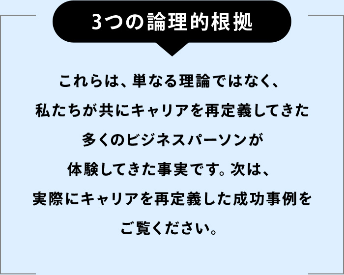 3つの論理的根拠  